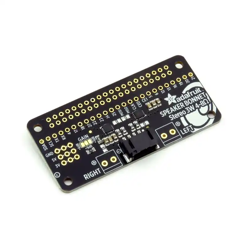 Szybka dostawa I2S 3W Stereo Speaker Bonnet - moduł audio ze wzmacniaczem stereo 3W dla Raspberry Pi