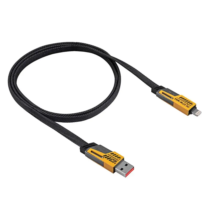 Wybór klientów Kabel USB Akyga USB A + USB typ C / USB typ C + Lightning 2.0 1m