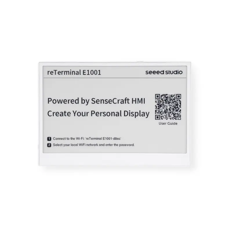 Nie przegap reTerminal E1001 Monochrome ePaper - monochromatyczny wyświetlacz ePaper 7.5" z modułem ESP32-S3